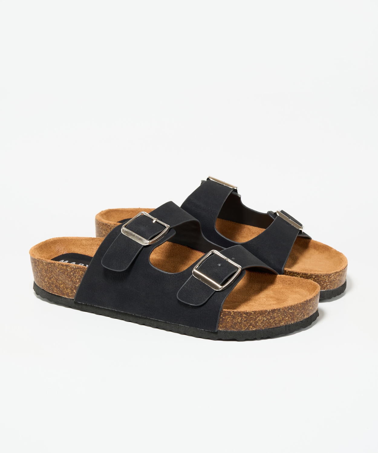 Sandalias planas hebillas